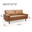 Aisha 69.7'' Faux Leather Sofa