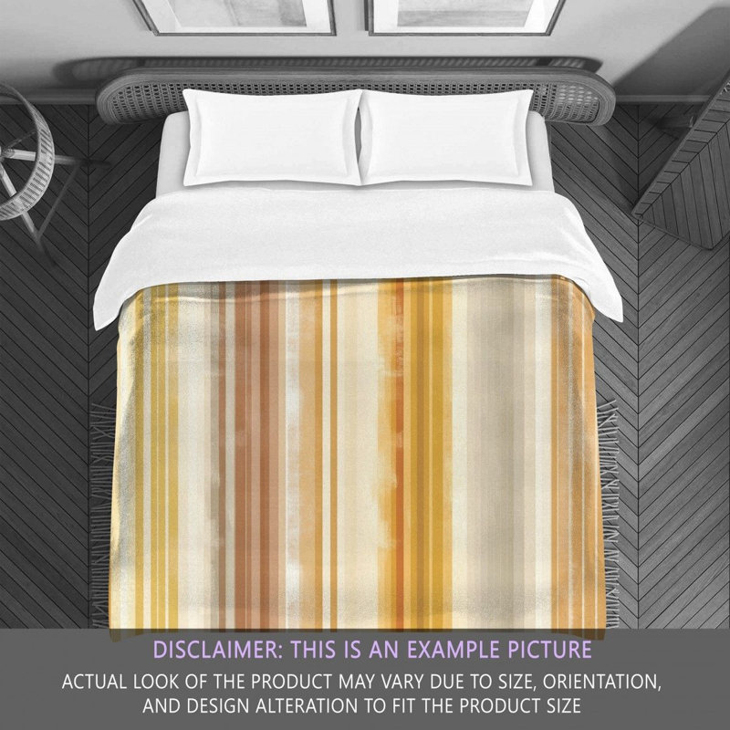 Vertical Striped Bedding, Twin Comforter