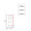 Range-chaussures PIECES, 3 compartiments rabattables, conception verticale mince, organisateur-838359057