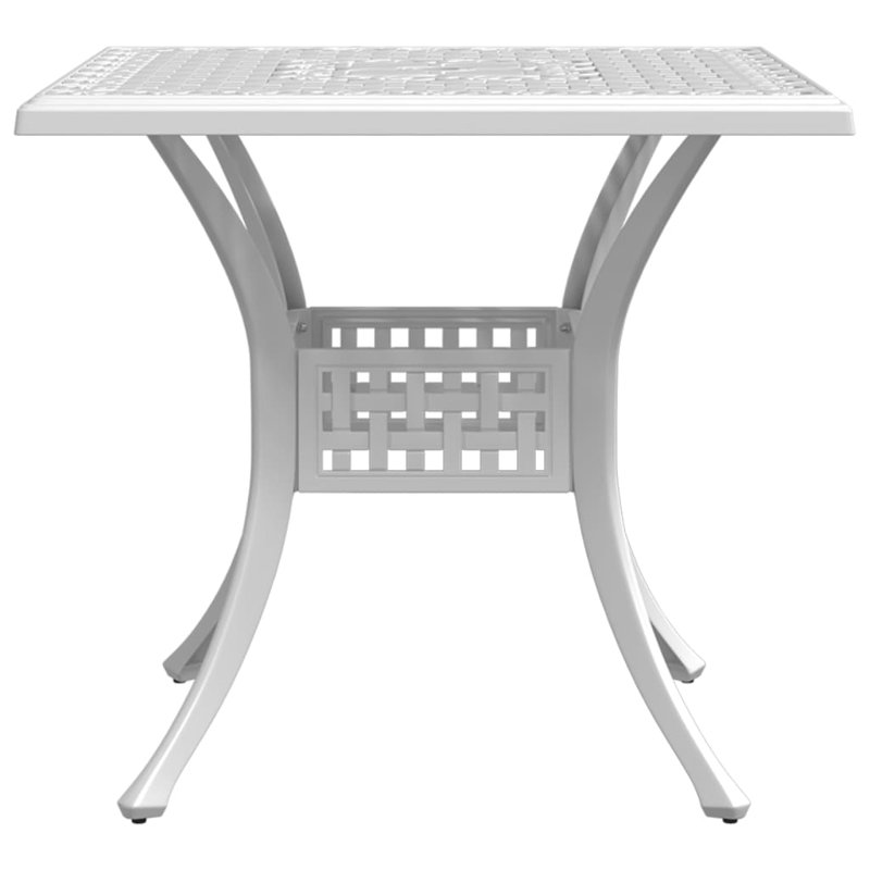 Carnlea Square Outdoor Dining Table , 80cm cm W 80cm cm D, White, White