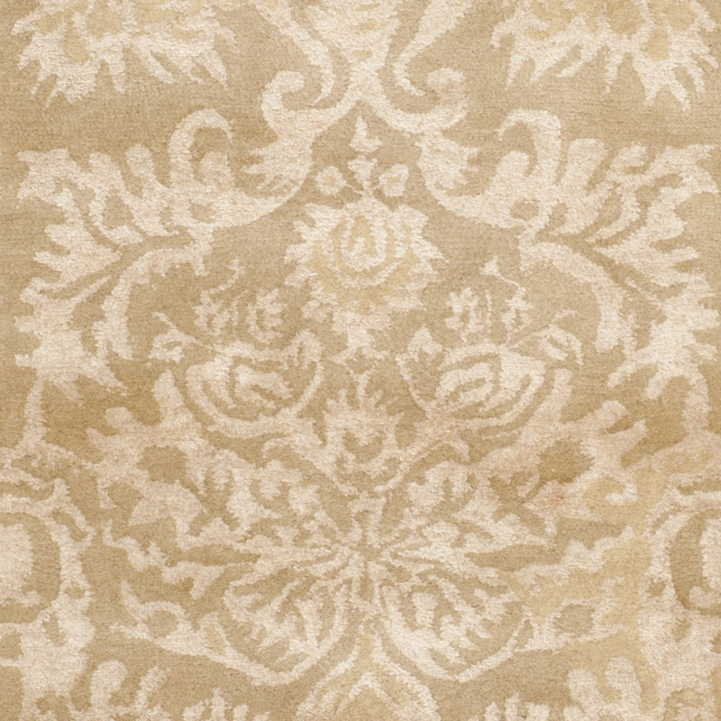 Aletse Hand Tufted Viscos/Wool Oriental Rug in Honeycomb, Rectangle 7'9" x 9'9"