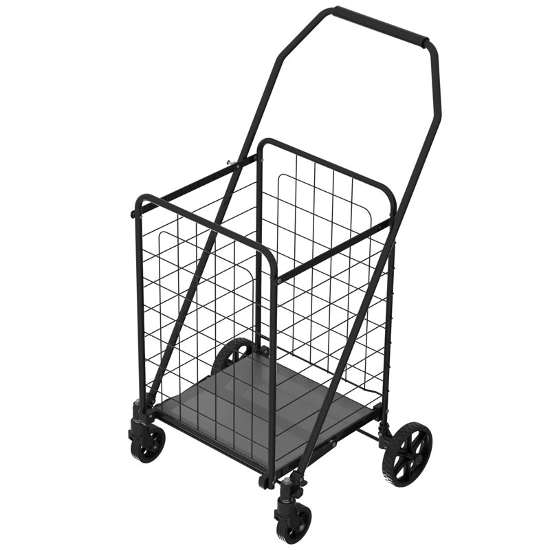 Shopping Cart With Shelf