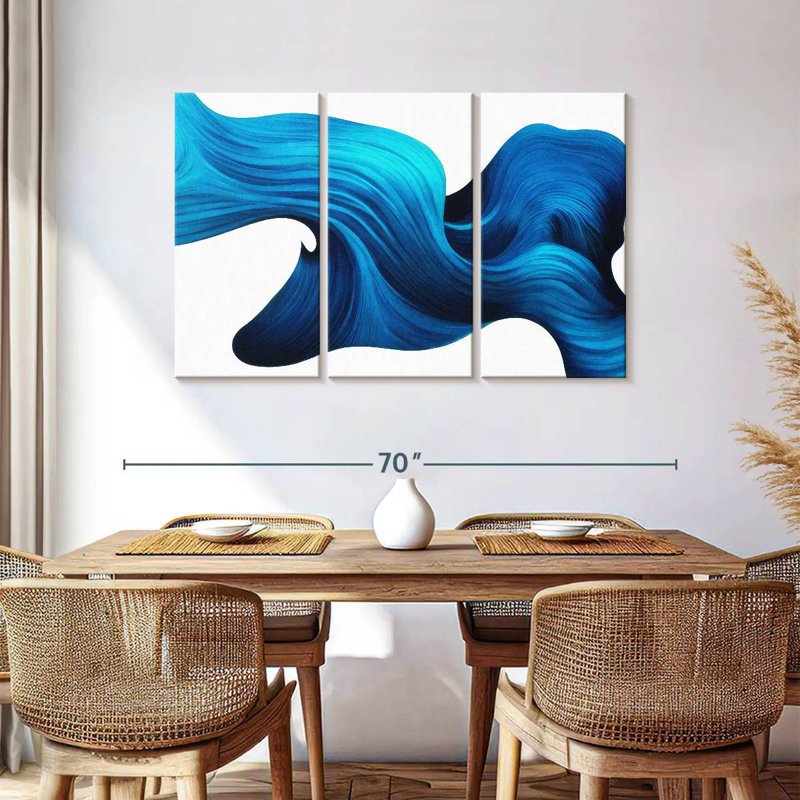Avery Abstract Flowing Wave, 36" H x 57" W