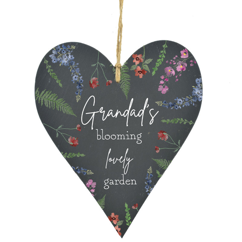 Mariska Stone Plants & Flowers Garden Sign