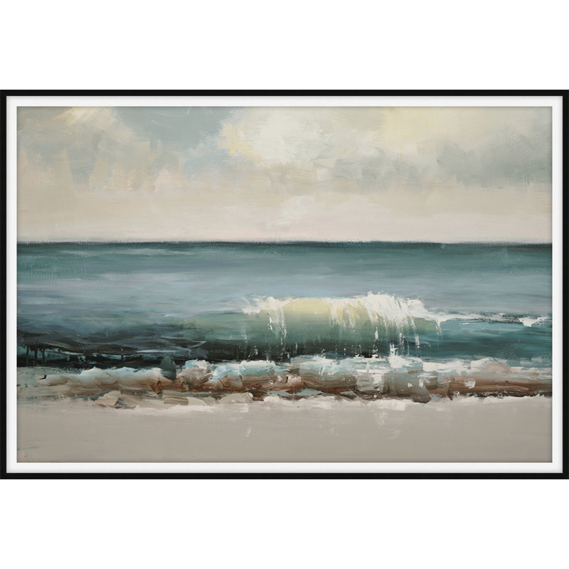 Breaks And Ebbs 1 Framed Art, 29" H x 42" W x 2" D