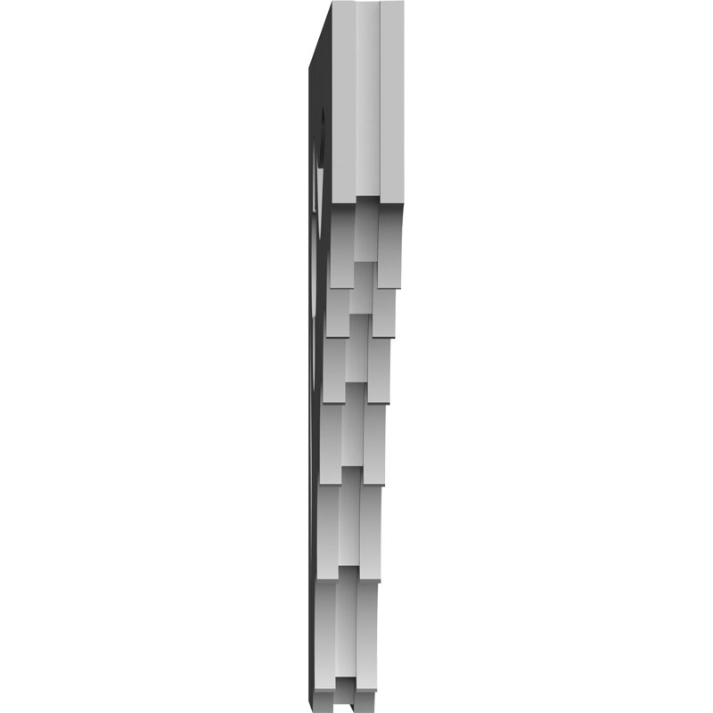 Corbeau en PVC de qualité architecturale Wellington, H 20 po x l 20 po x P 1,875 po