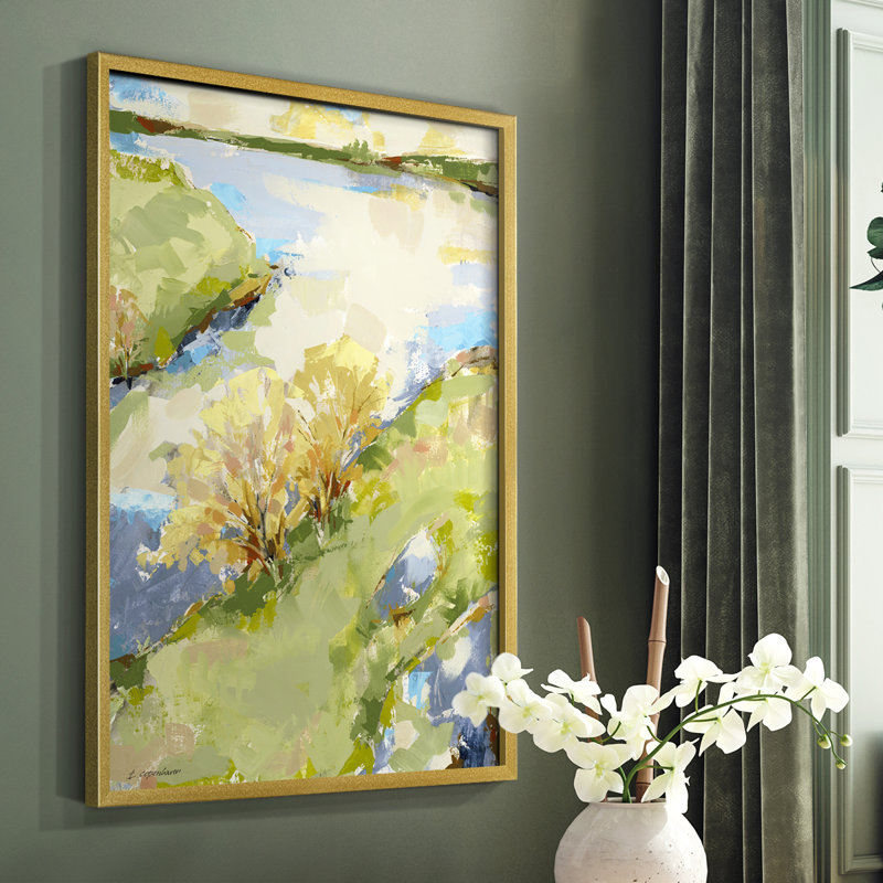 Reproduction encadrée Airy II - bois massif, H 28 po x l 22 po