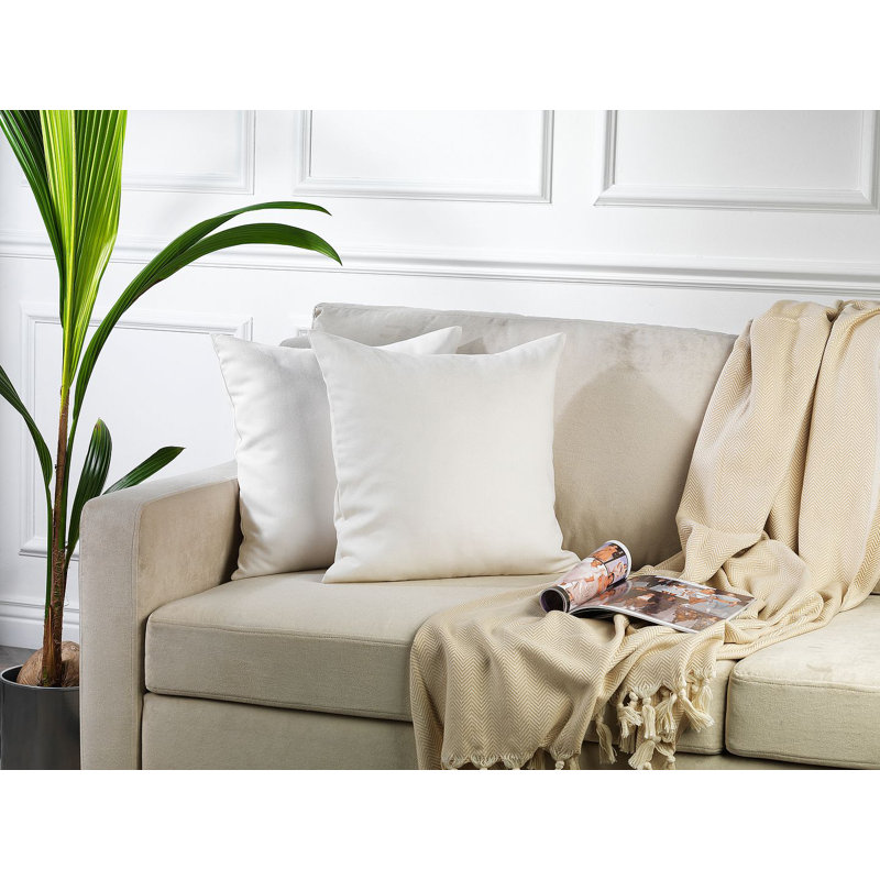 Indoor / Outdoor Square Scatter Cushion Cover - 1PC, 40 x 40cm, Off-white