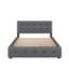 Grand lit plateforme tapissier avec tiroirs et lit gigogne-117902268