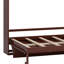Lit escamotable avec compartiments de rangement et tablette réglables en hauteur, cadre de lit mural avec 1 tiroir, lit plateforme pliable multifonctionnel-148752886