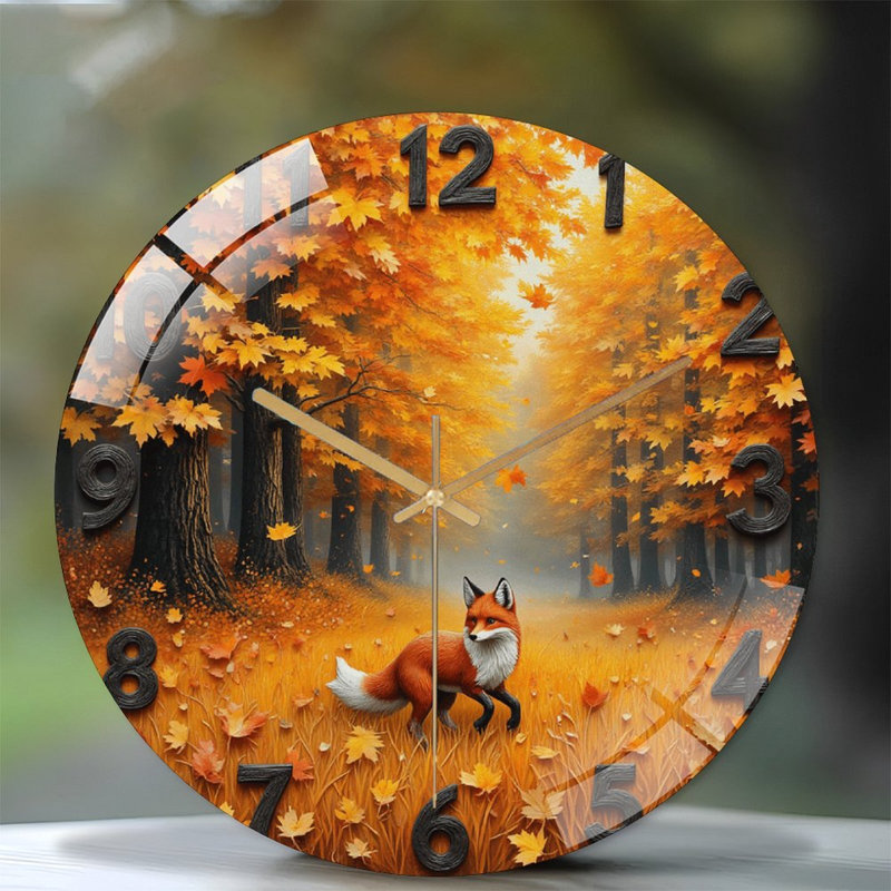 Horloge murale Fox 12 po