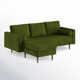 Geo 84" Wide Reversible Sofa and Chaise