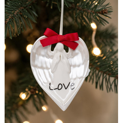 Ornement ange avec amour