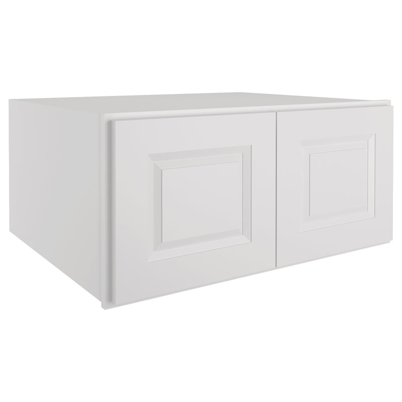 Armoire murale standard en contreplaqué, H 15 po x l 30 po x P 24 po, Style Shaker gris anthracite
