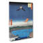 Bird Above Azuma Bridge by Utagawa Hiroshige - Wrapped Canvas Painting-55363535