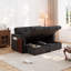 Canapés de coin multifonctionnels avec rangement, canapé-lit moderne en chenille pour la maison-334780988