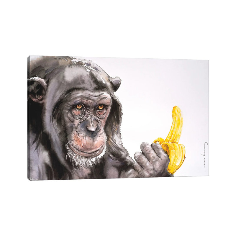 Banana Anyone? by Soo Beng Lim - Wrapped Canvas Painting, 20.32 cm H x 30.48 cm W