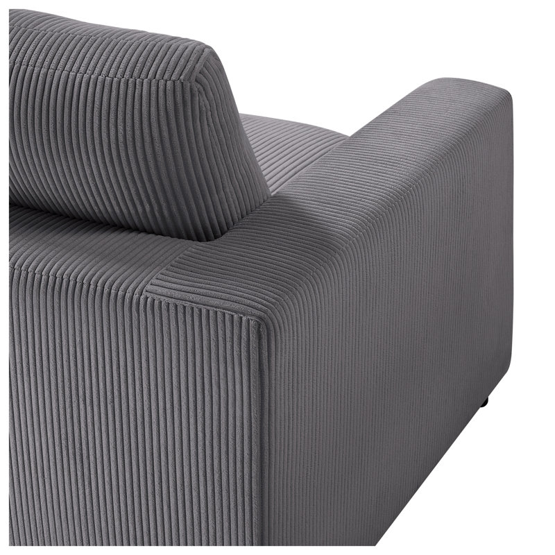Canapé modulaire 6 pièces Chelsea - gris anthracite