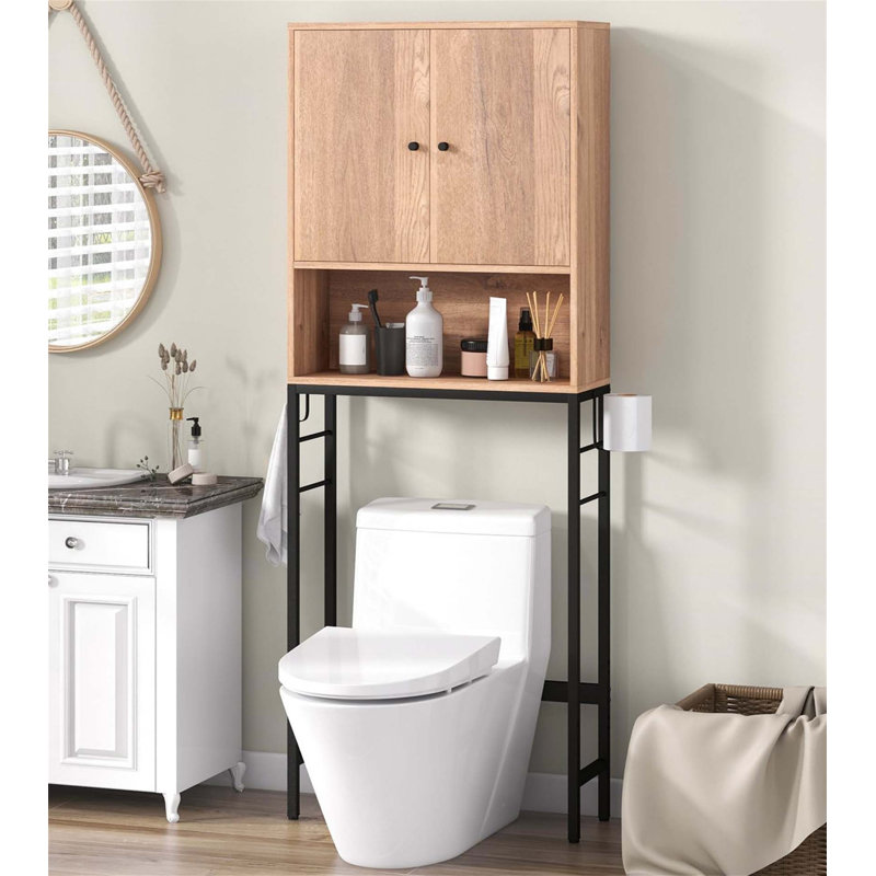 Aadhith Over The Toilet Storage, Brown