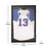 Mallick 36'' H x 24.5'' W Wooden Jersey Display Case with Foam Board and Keyed Lock-93758313