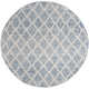 Russo Handmade Flatweave Ivory/Blue Area Rug