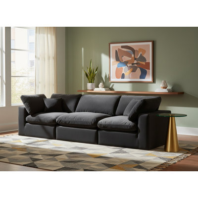 Ivoryanna 119'' Velvet Sofa