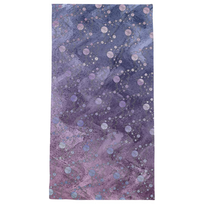 Serviette de bain planètes et étoiles