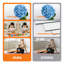 Miroir de gym à domicile 180 x 81 cm (lot de 2) - Miroir mural sans cadre en verre trempé pour salle d'entraînement, yoga, danse