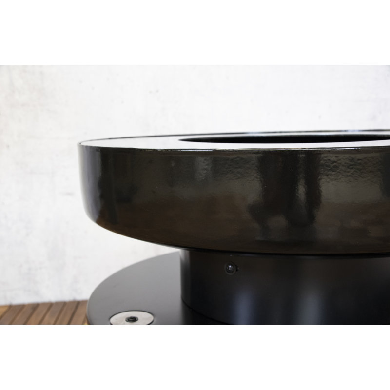 Janyla 65cm H x 56cm W Steel Wood Burning Outdoor Fire Pit