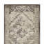 Tapis de couloir gris 8 'Dhurrie