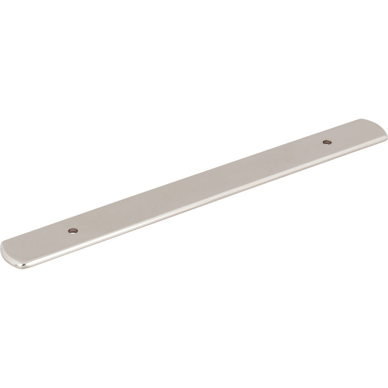 Wescott Pull Backplate, Polished Nickel