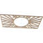 Médaillon de plafond en bois Hoover-63412202-63412217