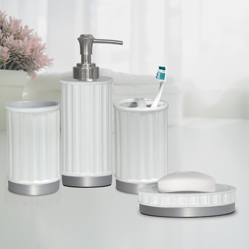 Ensemble d’accessoires de salle de bain 4 pièces fornah