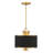 Kiarra 3 - Light Natural Brushed Brass Drum Pendant