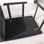 Canapé modulaire à la mode de 120 po avec cadre en fer et en chenille, noir, idéal pour le salon-1104390346