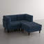 3 Seater Corduroy Sectional-286994993
