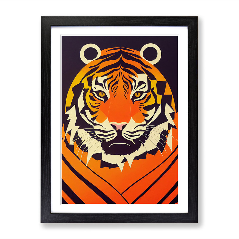 Tiger Abstract - Framed Print