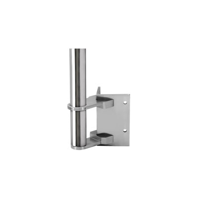 FHC FB190PS Fascia Bracket for 1.9" Post Outside 90 Degree Corner - Polished Stainless