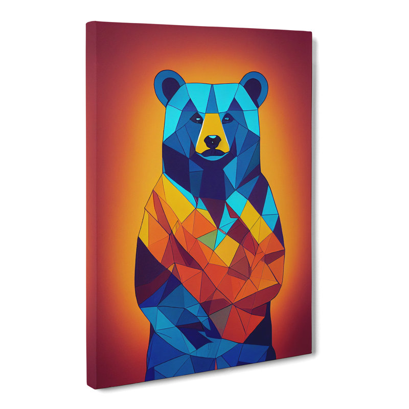 Bear Pop - Wrapped Canvas, 76cm H x 50cm W x 3cm D