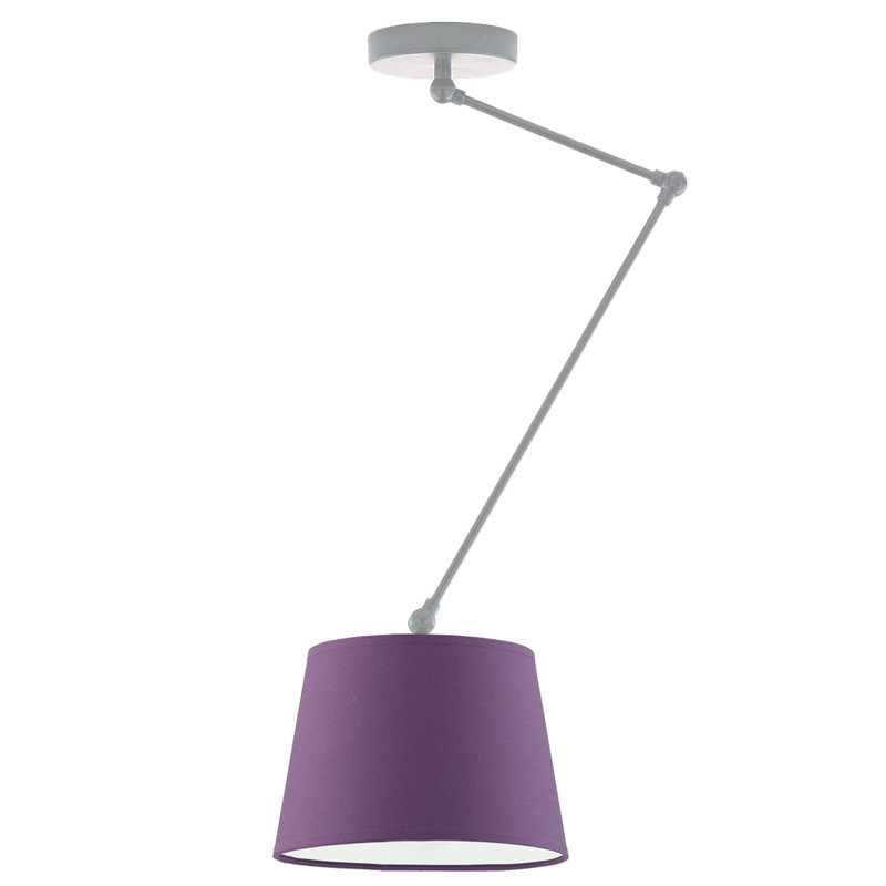 Paun 1 - Light Novelty Chandelier, Purple, Silver