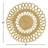 Dhaka Collection Jute Round Placemat