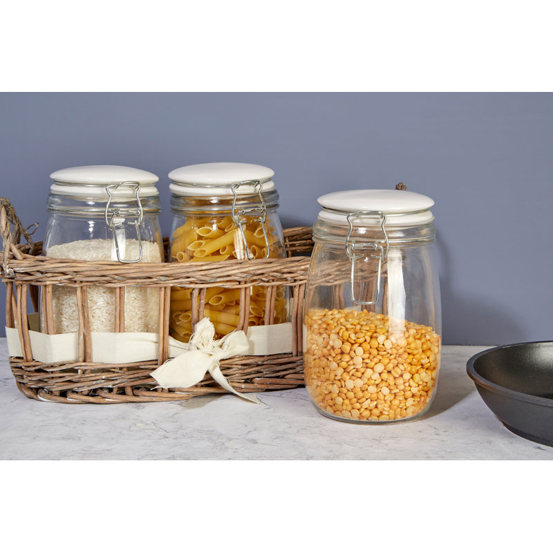 Glass Jar - Set of 3