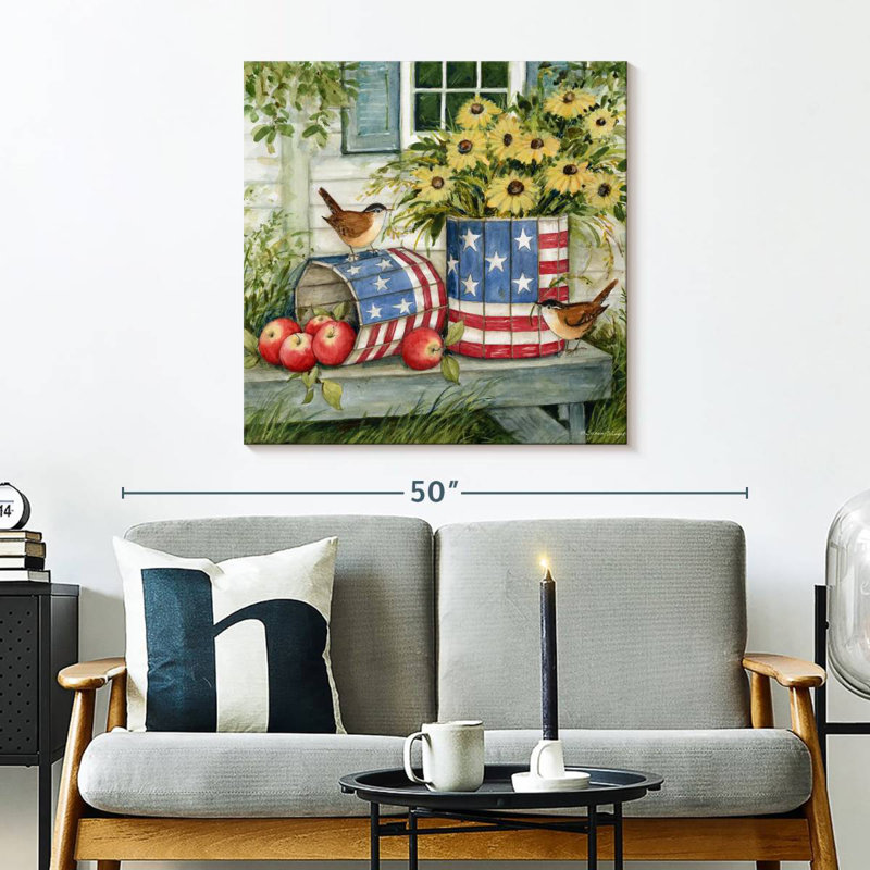 Lelar Old Glory II, 30" H x 30" W
