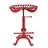 Elinna Swivel Adjustable Height Counter Stool with Metal Frame-2139929107