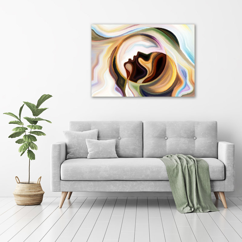 Abstraction - No Frame Print on Glass