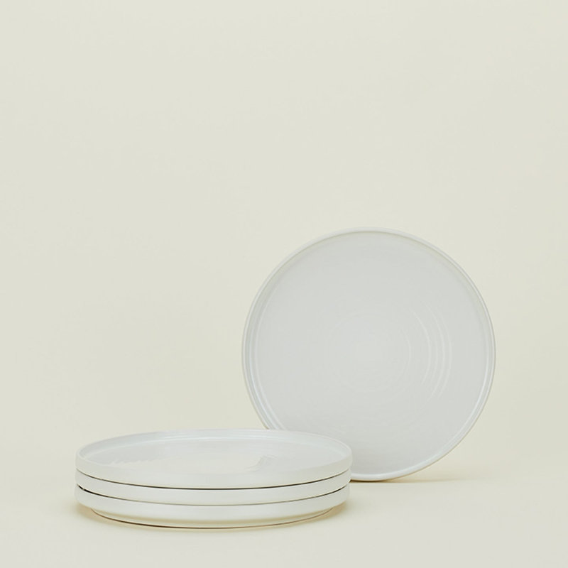 Essential Stoneware Dinnerware Set - Service for 4, Bone