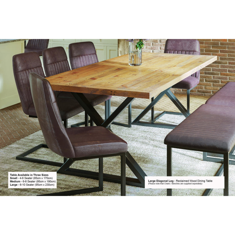 Abrew Dining Table, 74 x 230 x 95 cm