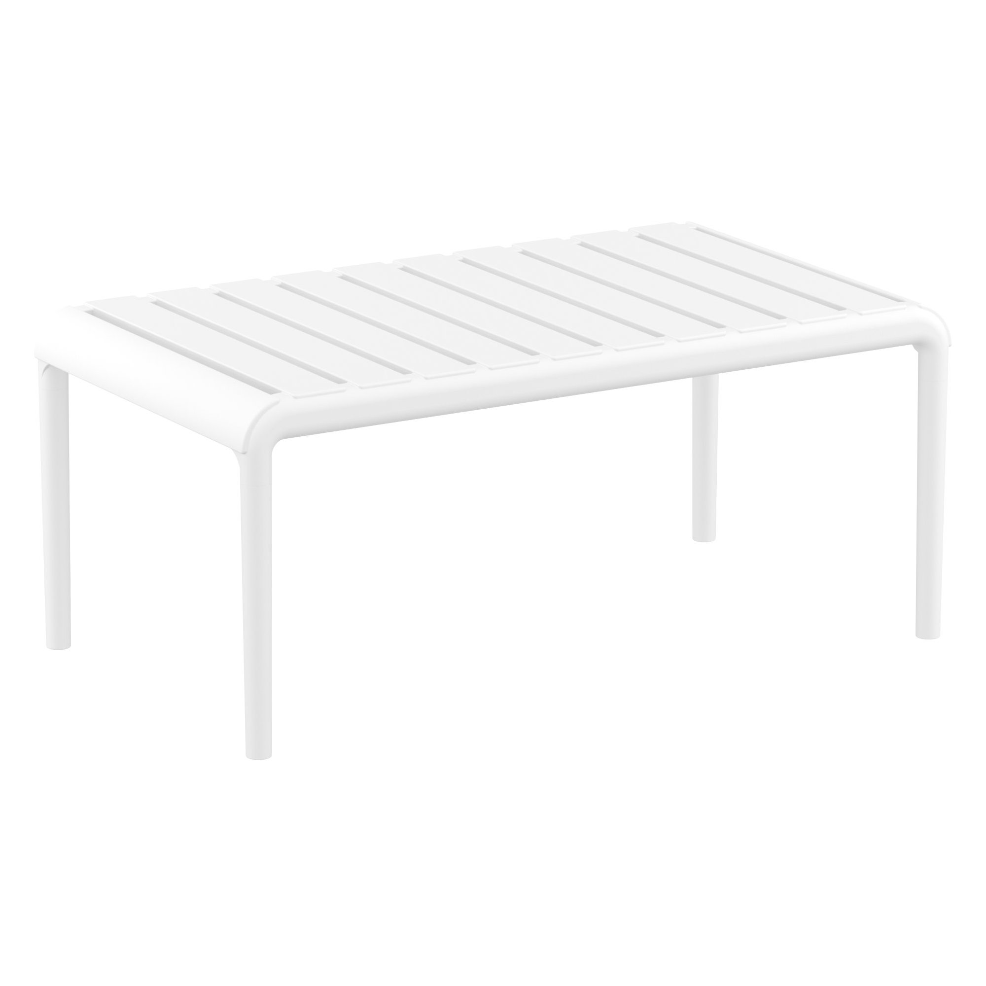 Paris 35'' Outdoor Coffee Table, White