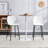 Meztli Leftwich White Boucle Counter Stool
