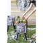Statue grecque en magnésium et oxyde de magnésium - 11,4 x 13 x 22,4 pouces pour entrée 11,4 "x 13" 22,4 "avec des pieds, idéal pour tous les décors